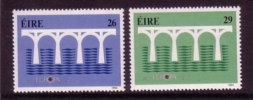 IRLAND MI-NR. 538-539 POSTFRISCH(MINT) EUROPA 1984 BRÜCKE