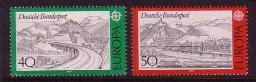DEUTSCHLAND MI-NR. 934-935 POSTFRISCH(MINT) EUROPA 1977 LANDSCHAFTEN