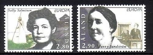 ALAND MI-NR. 113-114 POSTFRISCH(MINT) EUROPA 1996 BERÜHMTE FRAUEN
