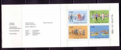 FINNLAND MH 24 POSTFRISCH(MINT) SPORT - SKI - RADFAHREN - KANU
