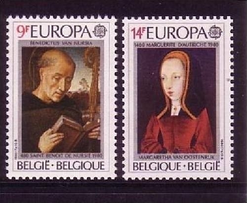 BELGIEN MI-NR. 2023-2024 POSTFRISCH(MINT) EUROPA 1980 - PERSÖNLICHKEITEN