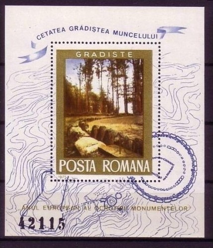 RUMÄNIEN BLOCK 121 POSTFRISCH(MINT) MITLÄUFER 1975 DENKMALSCHUTZJAHR