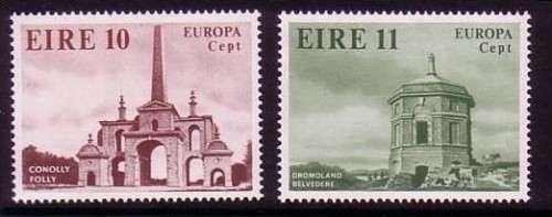 IRLAND MI-NR. 391-392 POSTFRISCH(MINT) EUROPA 1978 BAUDENKMÄLER