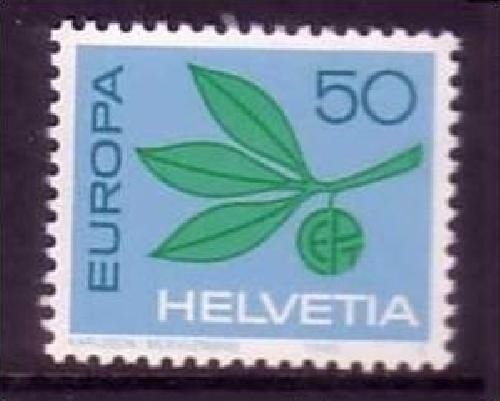 SCHWEIZ MI-NR. 825 POSTFRISCH(MINT) EUROPA 1965 - ZWEIG