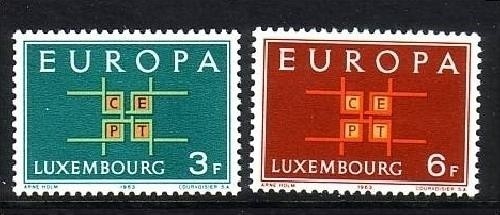 LUXEMBOURG MI-NR. 680-681 POSTFRISCH(MINT) EUROPA 1963
