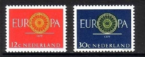 NIEDERLANDE MI-NR. 753-754 POSTFRISCH(MINT) EUROPA 1960 - WAGENRAD
