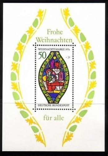 DEUTSCHLAND BLOCK 13 POSTFRISCH(MINT) WEIHNACHTEN 1976