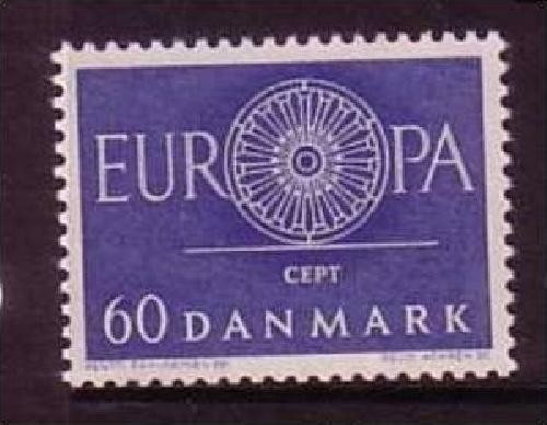 DÄNEMARK MI-NR. 386 POSTFRISCH(MINT) EUROPA 1960 - WAGENRAD