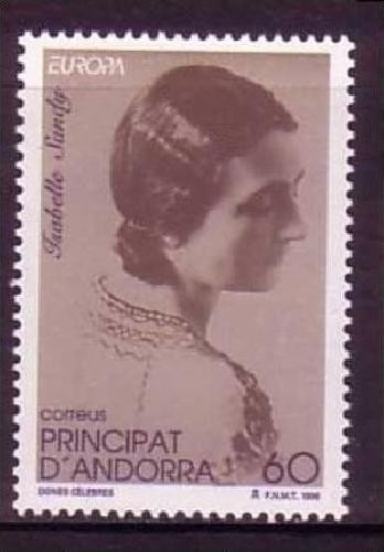 ANDORRA SPANISCH MI-NR. 248 POSTFRISCH(MINT) EUROPA 1996 - BERÜHMTE FRAUEN