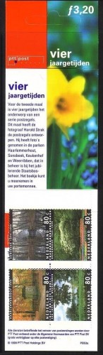 NIEDERLANDE MH 52 POSTFRISCH(MINT) PB 53 a VIER JAHRESZEITEN 1999 FRÜHLING