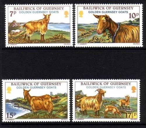 GUERNSEY MI-NR. 209-212 POSTFRISCH(MINT) GOLDENE GUERNSEY ZIEGEN 1980
