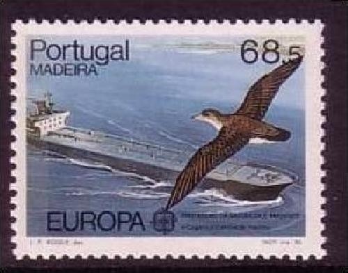 MADEIRA MI-NR. 106 POSTFRISCH(MINT) EUROPA 1986 NATUR- und UMWELTSCHUTZ SCHIFF VOGEL