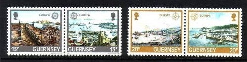 GUERNSEY MI-NR. 265-268 POSTFRISCH(MINT) EUROPA 1983 GROSSE WERKE HAFEN