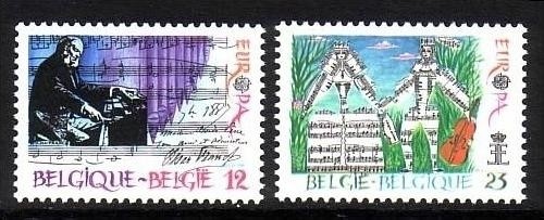 BELGIEN MI-NR. 2227-2228 POSTFRISCH(MINT) EUROPA 1985 - JAHR DER MUSIK
