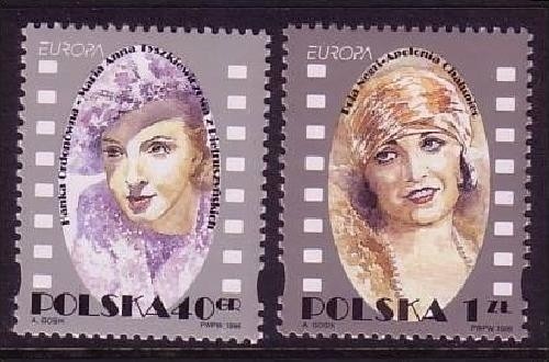 POLEN MI-NR. 3584-3585 POSTFRISCH EUROPA 1996 - BERÜHMTE FRAUEN