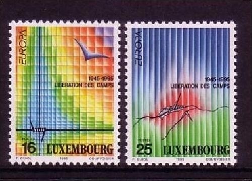 LUXEMBOURG MI-NR. 1368-1369 POSTFRISCH(MINT) EUROPA 1995 FRIEDEN und FREIHEIT