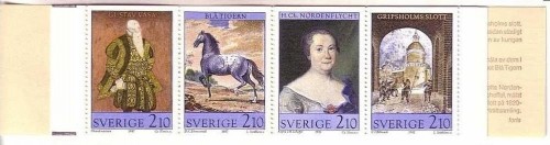 SCHWEDEN MH 123 POSTFRISCH(MINT) KUNST AUF SCHLOSS GRIPSHOLM - PFERD