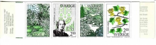 SCHWEDEN MH 125 POSTFRISCH(MINT) BOTANISCHE GÄRTEN 1987