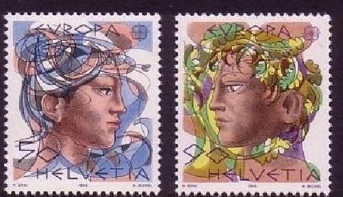 SCHWEIZ MI-NR. 1315-1316 POSTFRISCH(MINT) EUROPA 1986 NATUR- und UMWELTSCHUTZ
