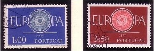 PORTUGAL MI-NR. 898-899 GESTEMPELT(USED) EUROPA 1960 WAGENRAD
