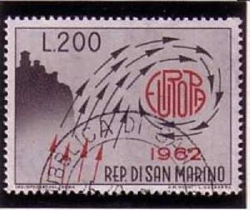 SAN MARINO MI-NR. 749 o EUROPA 1962