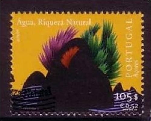 AZOREN MI-NR. 478 GESTEMPELT(USED)o EUROPA 2001 WASSER