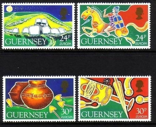 GUERNSEY MI-NR. 635-638 POSTFRISCH(MINT) EUROPA 1994 ENTDECKUNGEN und ERFINDUNGEN