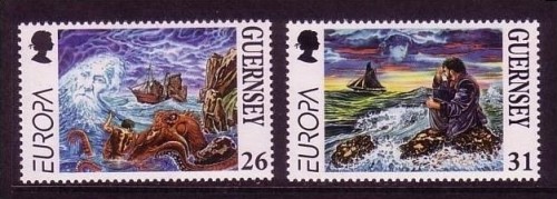 GUERNSEY MI-NR. 734-735 POSTFRISCH EUROPA 1997 SAGEN und LEGENDEN