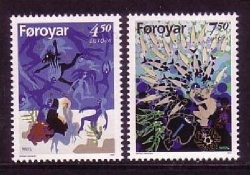 FÄRÖER MI-NR. 317-318 POSTFRISCH(MINT) EUROPA 1997 SAGEN und LEGENDEN