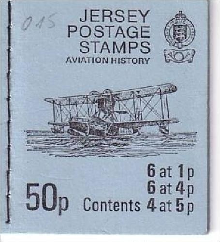 JERSEY MH 0-15 POSTFRISCH(MINT) AVIATION HISTORY