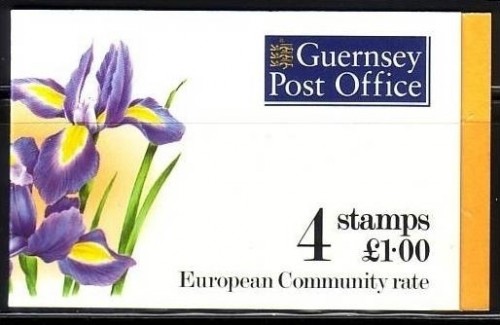 GUERNSEY MH 0-13 POSTFRISCH(MINT) IRIS BLUMEN 1994