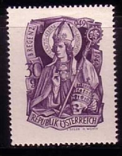 ÖSTERREICH MI-NR. 936 POSTFRISCH(MINT) Hl. GEBHARD