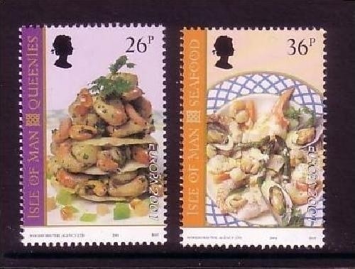 INSEL MAN MI-NR. 933-934 POSTFRISCH(MINT) EUROPA 2001 WASSER SPEISEN