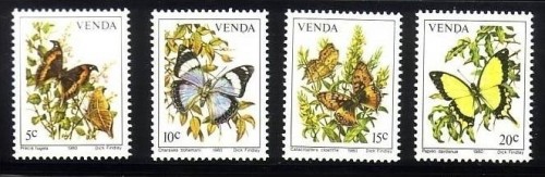 VENDA MI-NR. 34-37 POSTFRISCH(MINT) SCHMETTERLINGE