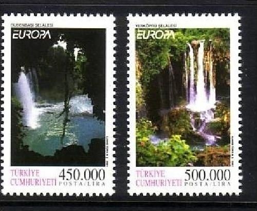 TÜRKEI MI-NR. 3260-3261 POSTFRISCH(MINT) EUROPA 2001 WASSER