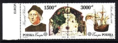 POLEN MI-NR. 3377-3378 POSTFRISCH(MINT) EUROPA 1992 ENTDECKUNG AMERIKAS COLUMBUS