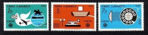 TÜRKEI MI-NR. 2477-2479 POSTFRISCH(MINT) EUROPA 1979 POST- und FERNMELDEWESEN