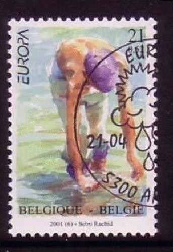 BELGIEN MI-NR. 3039 GESTEMPELT(USED) EUROPA 2001 WASSER