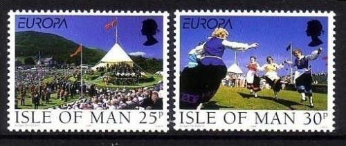 INSEL MAN MI-NR. 778-779 POSTFRISCH(MINT) EUROPA 1998 FESTE und FEIERTAGE VOLKSTANZ