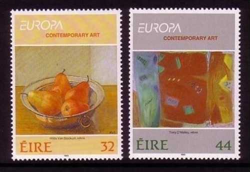 IRLAND MI-NR. 825-826 POSTFRISCH(MINT) EUROPA 1993 - ZEITGENÖSSISCHE KUNST