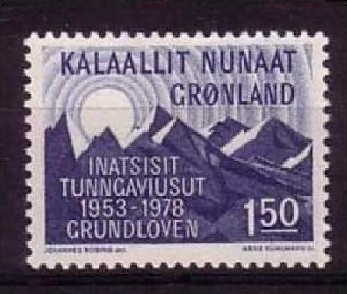 GRÖNLAND MI-NR. 109 POSTFRISCH(MINT) ÄNDERUNG DES GRUNDGESETZES 1978