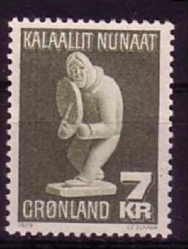 GRÖNLAND MI-NR. 117 POSTFRISCH(MINT) KUNSTHANDWERK