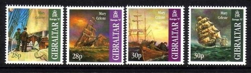 GIBRALTAR MI-NR. 783-786 POSTFRISCH(MINT) EUROPA 1997 SAGEN und LEGENDEN SCHIFFE