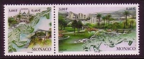 MONACO MI-NR. 2454-2455 POSTFRISCH(MINT) EUROPA 1999 NATUR- und NATIONALPARKS