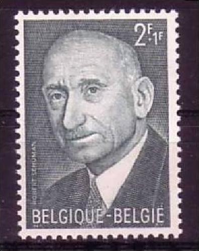 BELGIEN MI-NR. 1477 POSTFRISCH MITLÄUFER 1967 ROBERT SCHUMAN