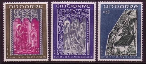 FRANZÖSISCH ANDORRA MI-NR. 242-244 POSTFRISCH(MINT) FRESKEN (VI)