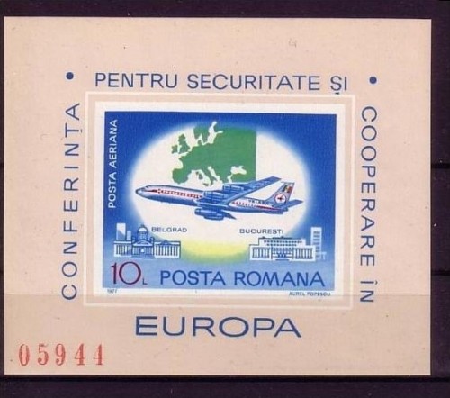 RUMÄNIEN BLOCK 144 POSTFRISCH(MINT) KSZE DÜSENFLUGZEUG BOEING 707