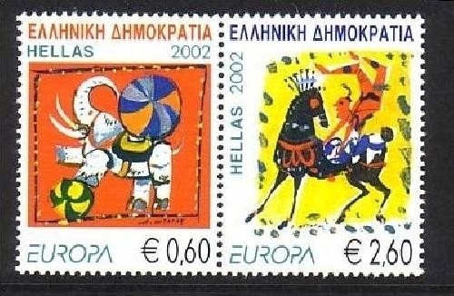 GRIECHENLAND MI-NR. 2110-2111 A POSTFRISCH(MINT) EUROPA 2002 ZIRKUS