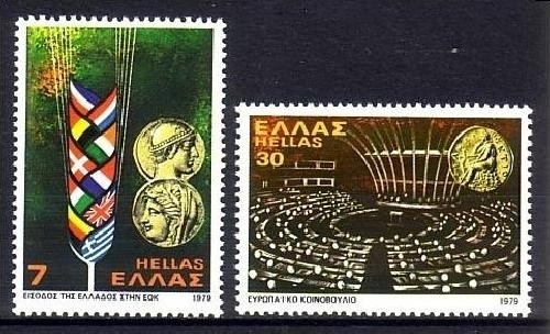 GRIECHENLAND MI-NR. 1360-1361 POSTFRISCH(MINT) MITLÄUFER 1979 BEITRITT ZUR EG