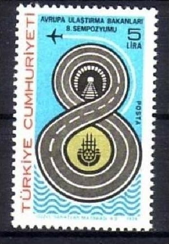 TÜRKEI MI-NR. 2492 POSTFRISCH(MINT) MITLÄUFER 1979 - SYMPOSIUM DER EUROPÄISCHEN VERKEHRSMINISTER